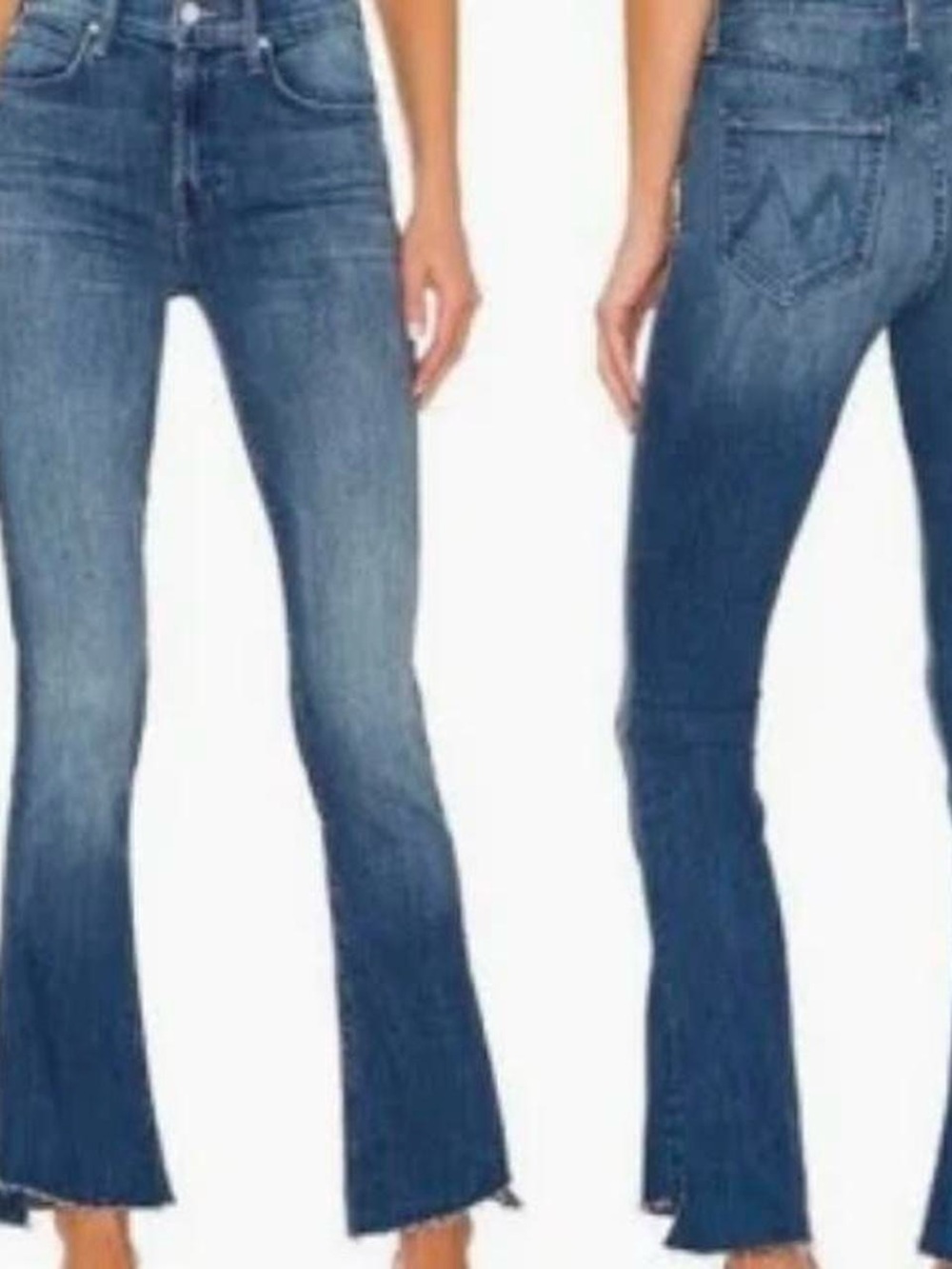 Mother Jeans The Runaway Step Fray